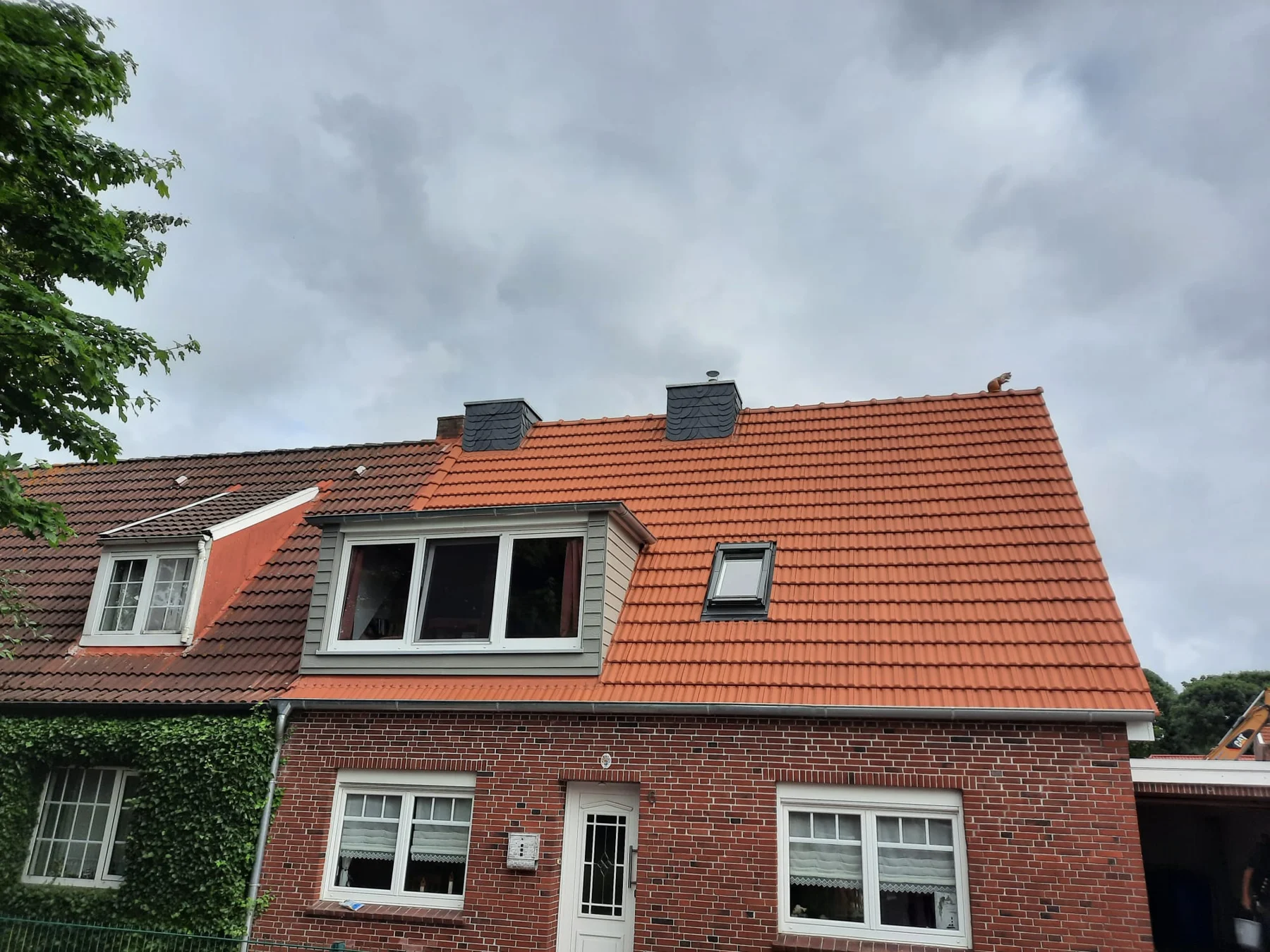 Ziegeldach nach der Sanierung