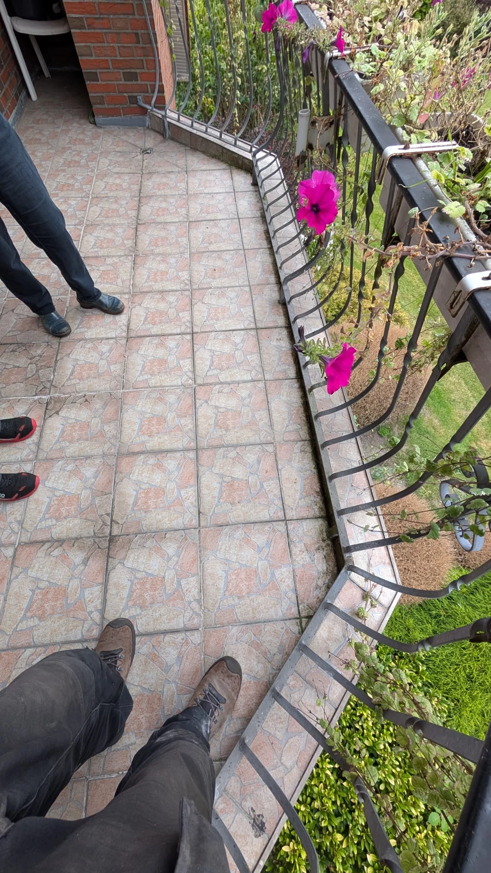 Balkon vor der Abdichtung
