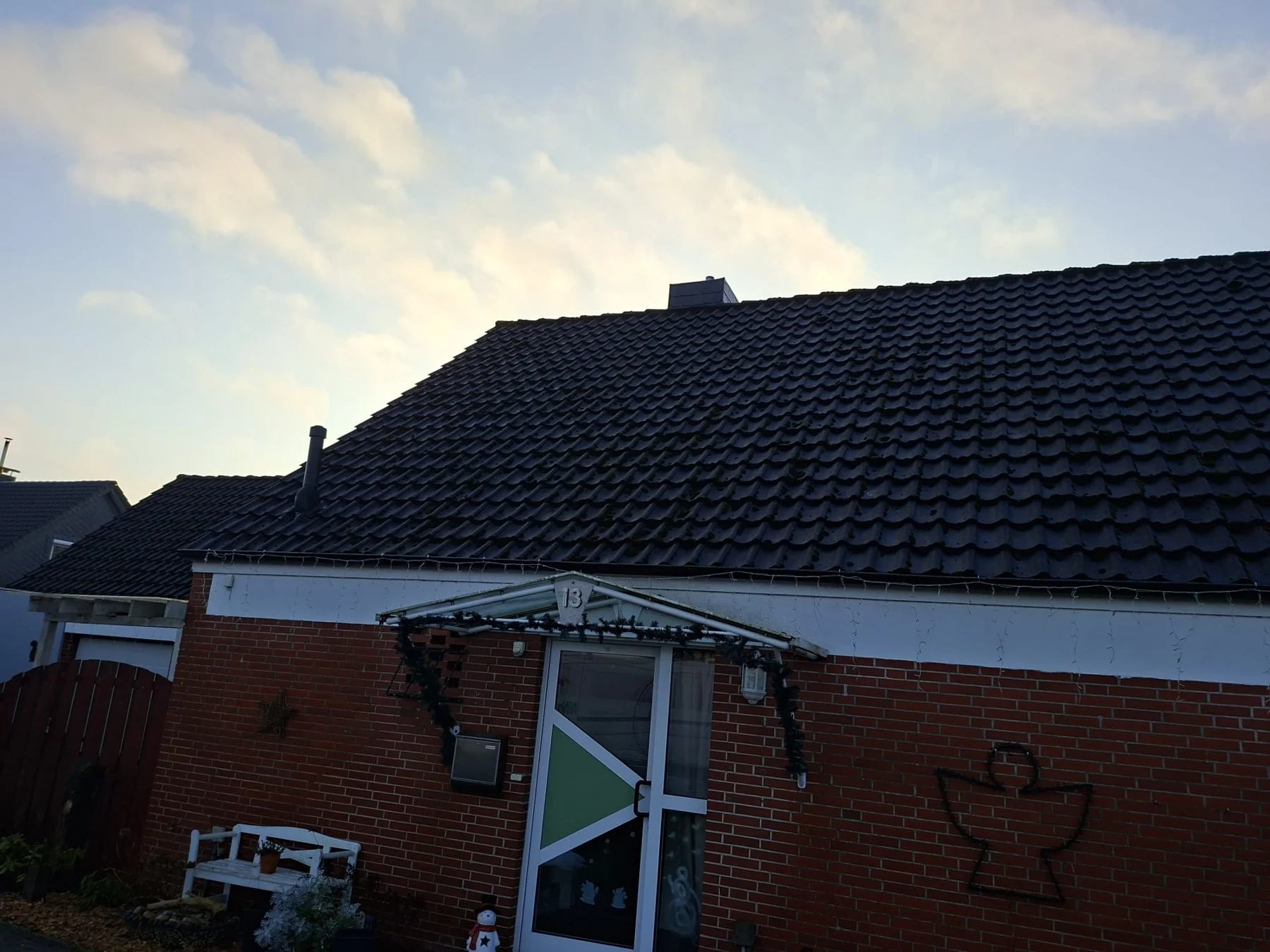 Dacheindeckung am Wohnhaus