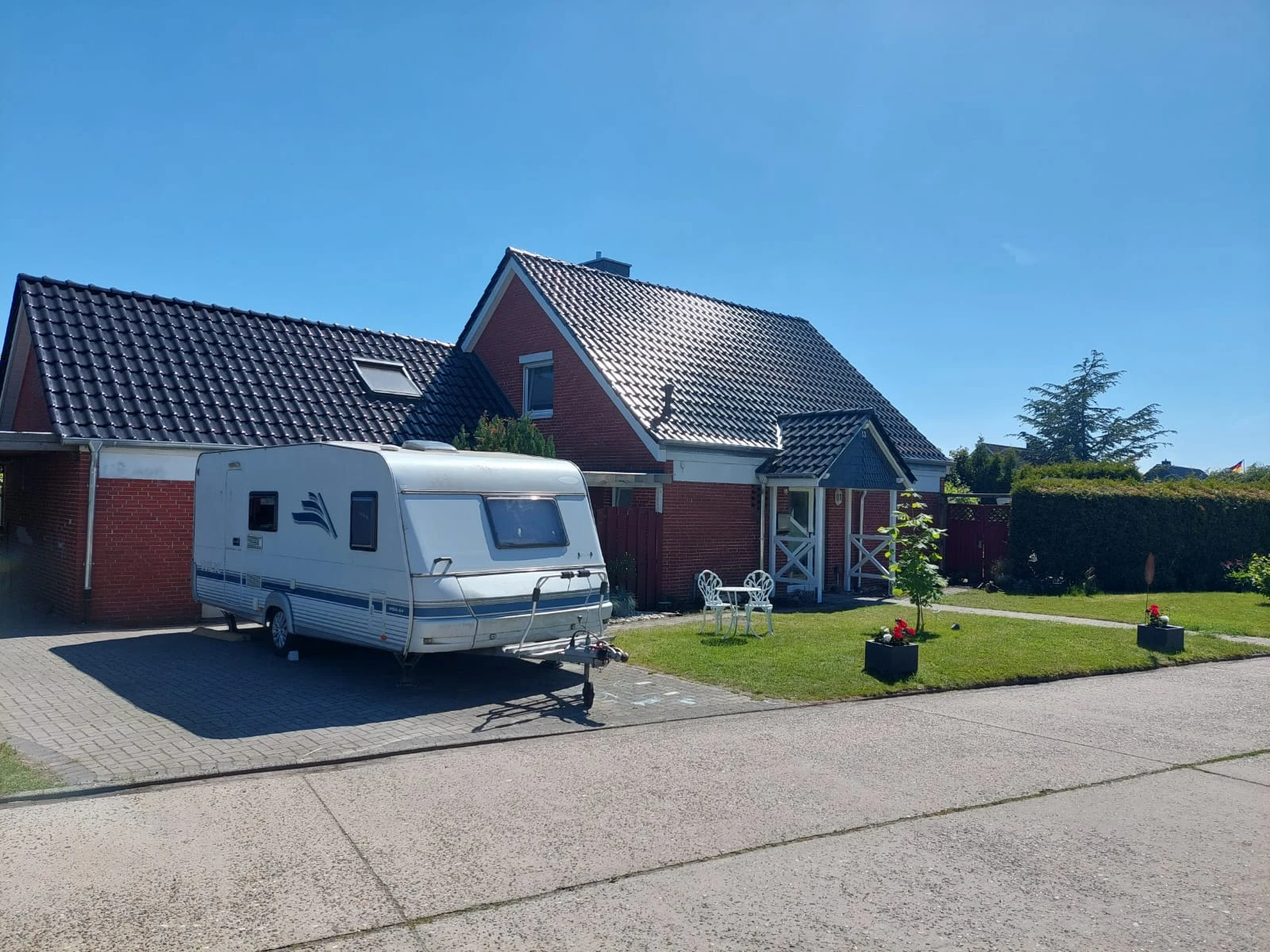 Dacharbeiten am Wohnhaus – Gesamtansicht